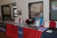 Magnus bei der Arbeit am PRFZ Stand