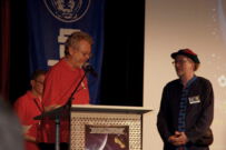 Erich Herbst und Reinhard Habeck, der Erfinder des Rüsselmops